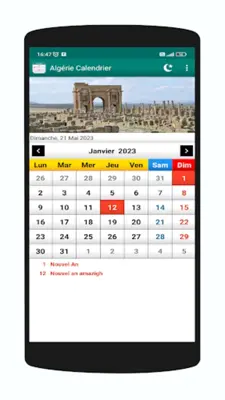 Algérie Calendrier android App screenshot 4